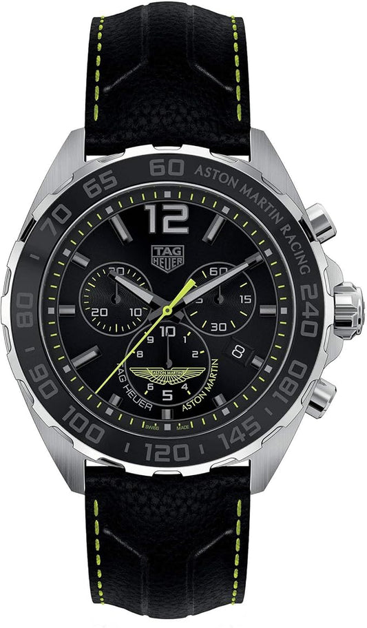 Tag Heuer Formula 1 Aston Martin Red Bull Racing Special Edition Quartz Chronograph 43mm Mens Watch Stainless Steel Case With Blue Textile Strap Blue Dial