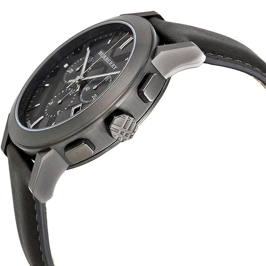 Burberry Mens Watch Chronograph The City Black Bu9364