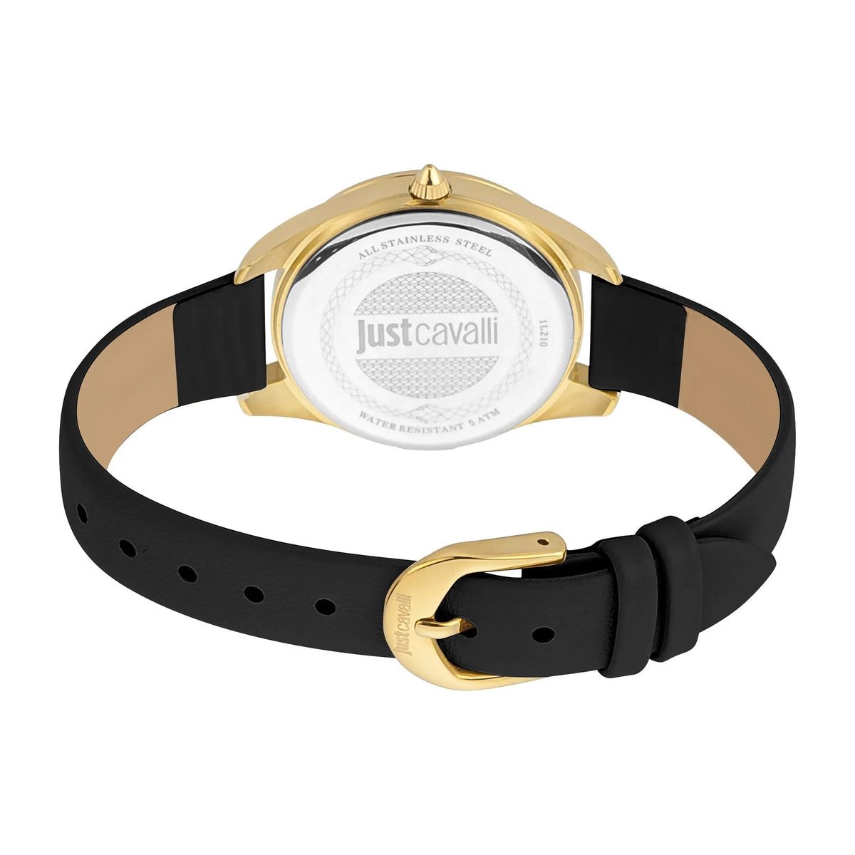 Just Cavalli Pantera Yellow Gold Leather