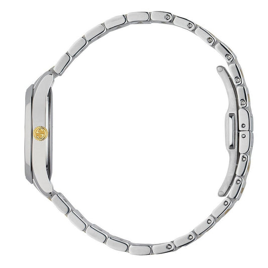 Gucci G Timeless Mystic Cat Steel And Gold Pvd Ladies Watch Ya126596