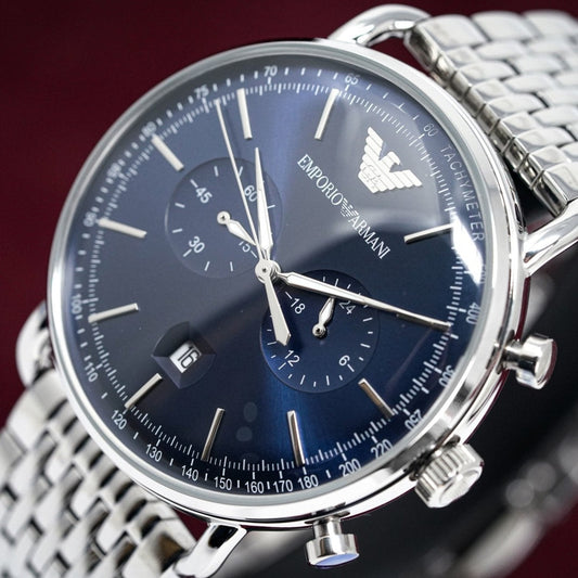 Emporio Armani Ar11238 Men S Aviator Chronograph Watch