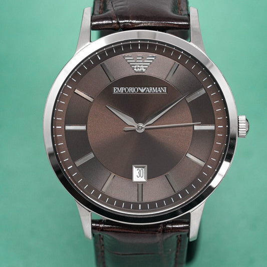 Emporio Armani Ar2413 Men S Renato Brown Watch