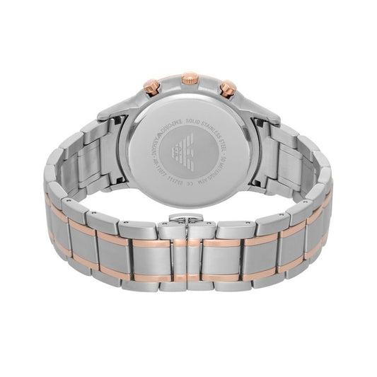 Emporio Armani Ar11077 Men S Rose Gold Chronograph Watch