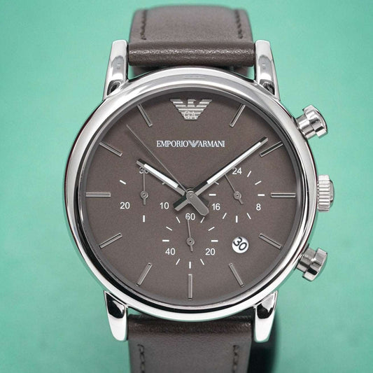 Emporio Armani Ar1734 Men S Luigi Chronograph Brown Watch