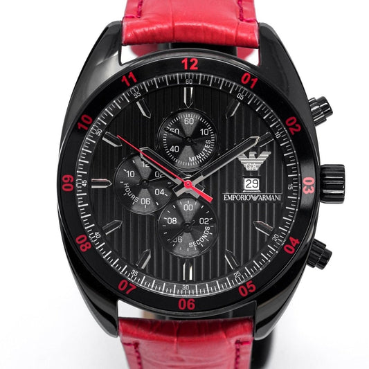 Emporio Armani Ar5918 Men S Sportivo Chronograph Watch Black