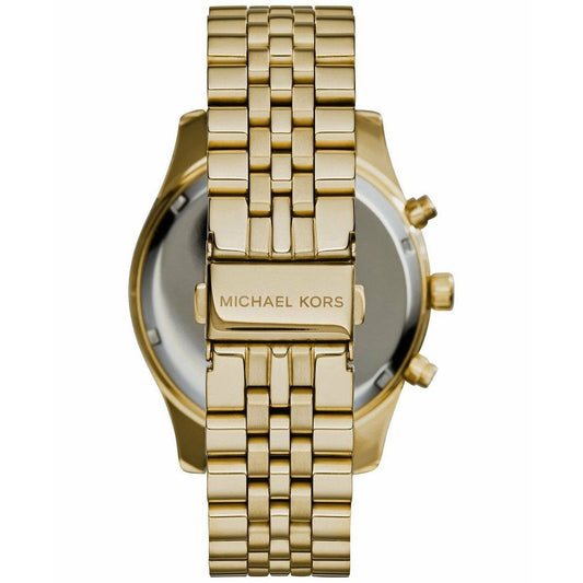 Michael Kors Mk8286 Men S Lexington Gold Tone Chronograph Watch