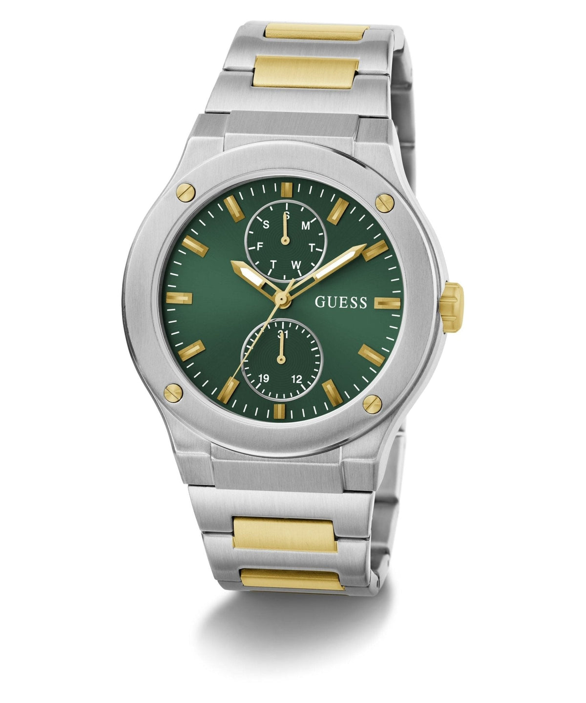 Gents Jet Silver Tone Stainless Steel Watch Gw0795g1