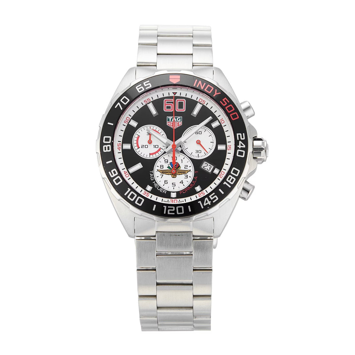 Tag Heuer Formula 1 Quartz Chronograph 43mm Mens Watch Stainless Steel Case Bracelet With Anthracite Dial