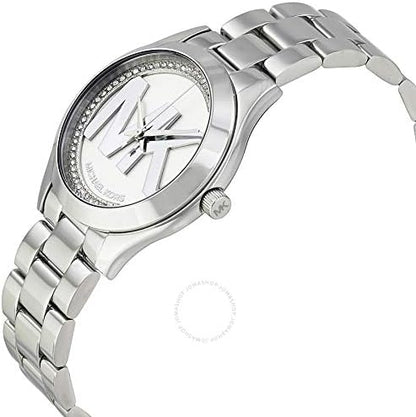 Michael Kors Mk3548 Ladies Mini Slim Runway Silver Watch