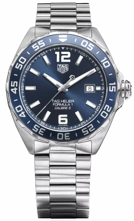 Tag Heuer Formula 1 Bucherer Blue Edition Watch For Men Waz2015 Ba0842