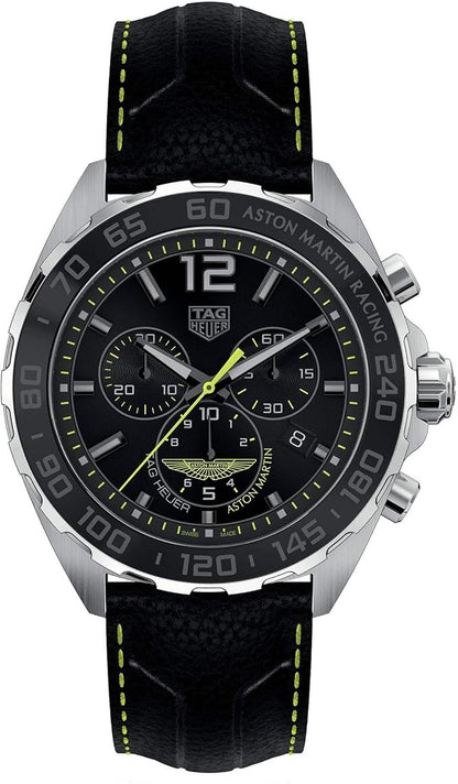 Tag Heuer Formula 1 Aston Martin Red Bull Racing Special Edition Quartz Chronograph 43mm Mens Watch Stainless Steel Case With Blue Textile Strap Blue Dial