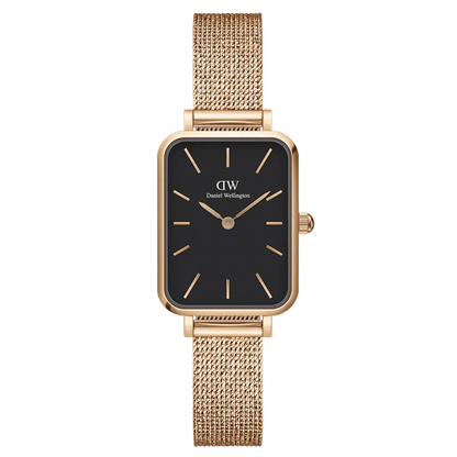 Daniel Wellington Ladies Rose Gold Quadro Watch Dw00100432