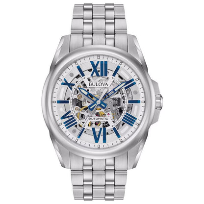 Bulova Classic Mens Silver Watch 96a187