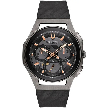 Bulova Curv Mens Grey Watch 98a162