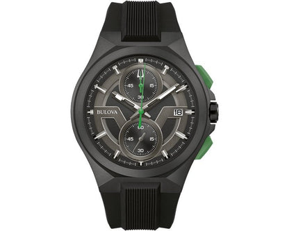 Gents Maquina Black Strap Watch 98b381