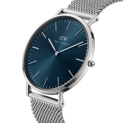 Daniel Wellington Classic Mesh Arctic Mens Blue Watch Dw00100628