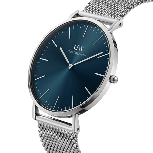 Daniel Wellington Classic Mesh Arctic Mens Blue Watch Dw00100628