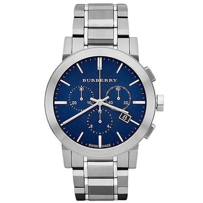 Burberry Mens Watch Chronograph The City Blue Bu9363