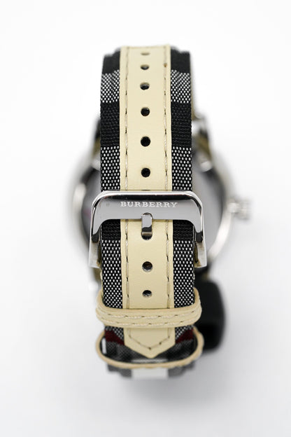 Burberry Mens Watch The Classic Horseferry Silver Bu10002