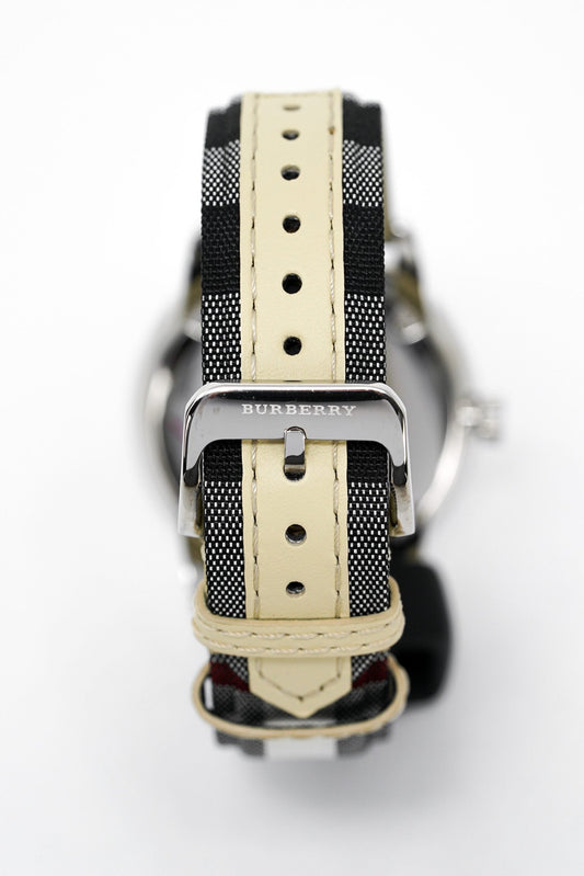 Burberry Mens Watch The Classic Horseferry Silver Bu10002