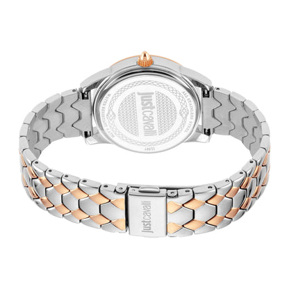 Just Cavalli SET Steel Yellow Gold TwoTone Zircons