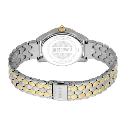 Just Cavalli Donna affascinante Two Tones YG Blue