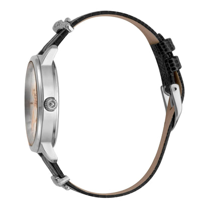 Just Cavalli Just per me Leather Black Silver Zebra Glitter