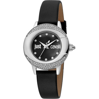 Just Cavalli Black Leather
