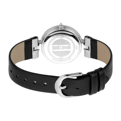 Just Cavalli Nobile Glam Leather Black