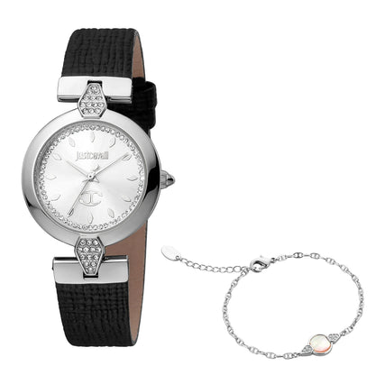 Just Cavalli Donna moderna Silver Leather