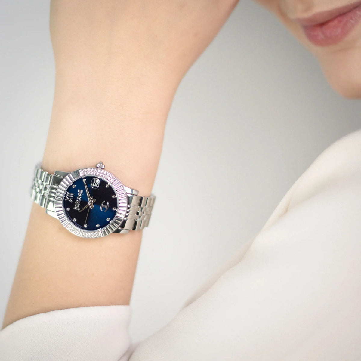 Just Cavalli Glam Silver Blue