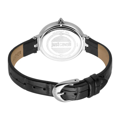 Just Cavalli Snake Creazione Silver Leather