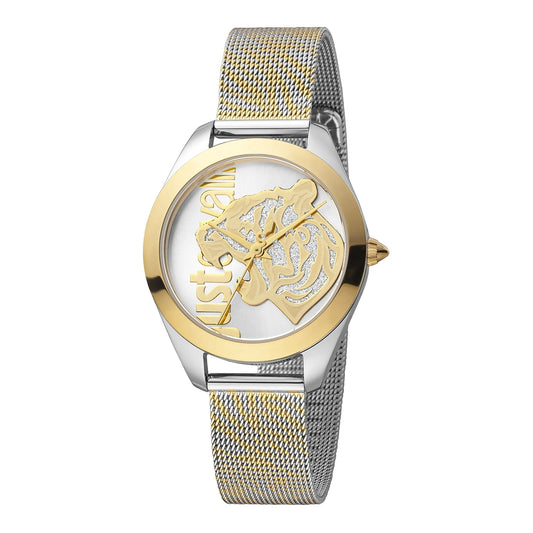 Just Cavalli Pantera Two Tones YG Silver