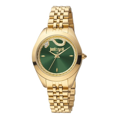 Just Cavalli Donna finezza Yellow Gold Green