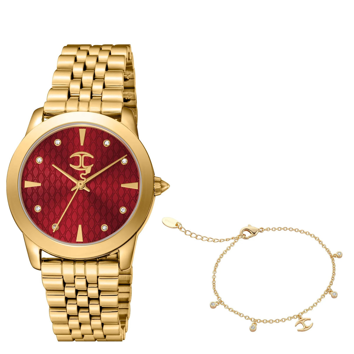 Just Cavalli Glam Creazione Yellow Gold Red