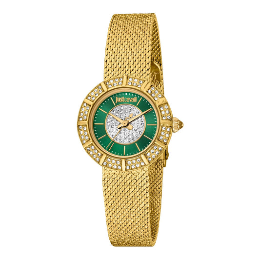Just Cavalli Eleganza Mini Yellow Gold Green