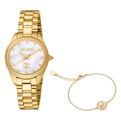 Just Cavalli Pacentro Yellow Gold MOP