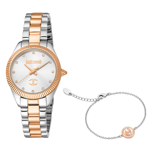 Just Cavalli Pacentro Two Tones RG Silver