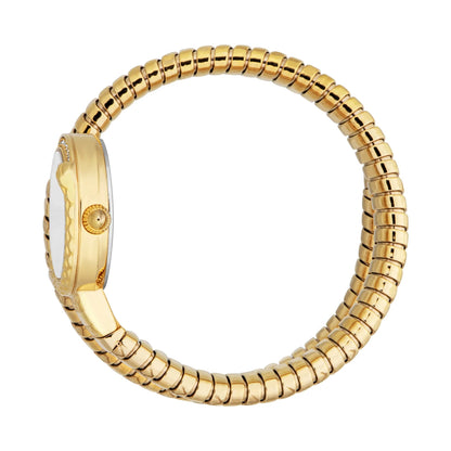 Just Cavalli Cerchio Snake Yellow Gold Silver Grey