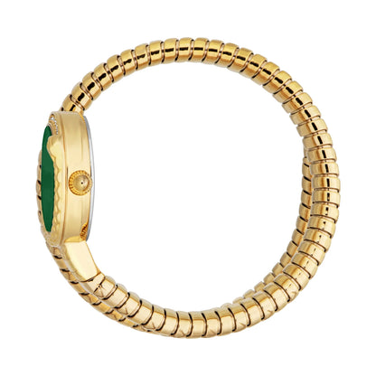 Just Cavalli Cerchio Snake Yellow Gold Bottle Green