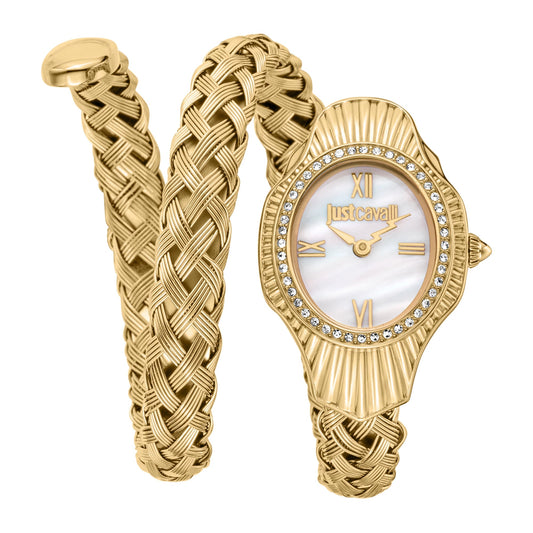 Just Cavalli Twined Yellow Gold MOP