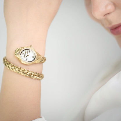 Just Cavalli Twined Yellow Gold MOP