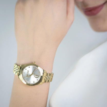 Just Cavalli Luna Yellow Gold Silver