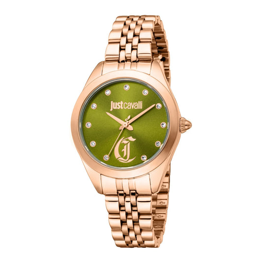 Just Cavalli Luna Rose Gold Green