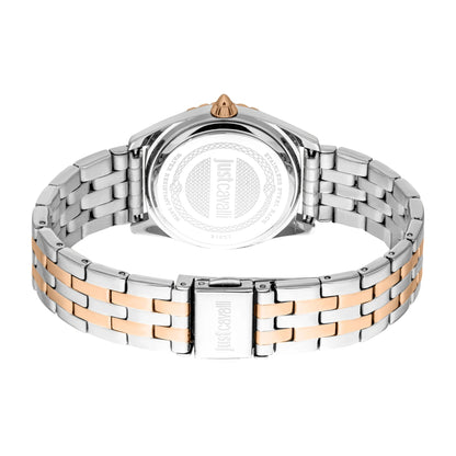 Just Cavalli Indomitable Animalier Two Tones RG Silver