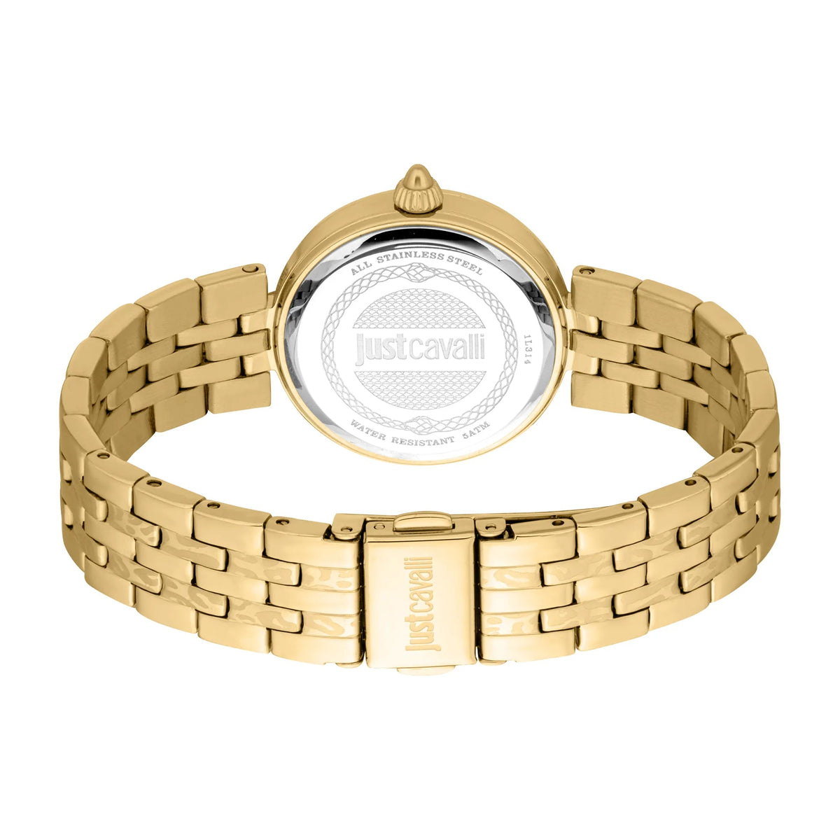 Just Cavalli Preziosa Yellow Gold Silver Grey