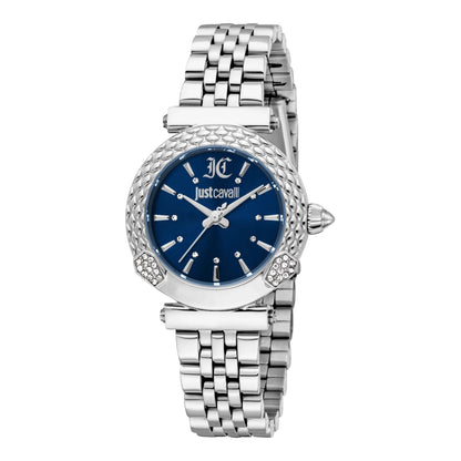 Just Cavalli Mistero Snake Silver Blue