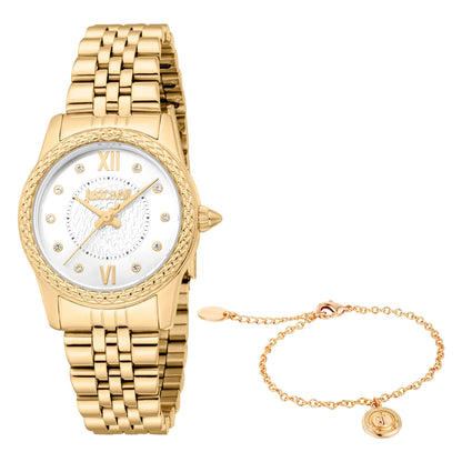 Just Cavalli Sublime Animalier Yellow Gold Silver