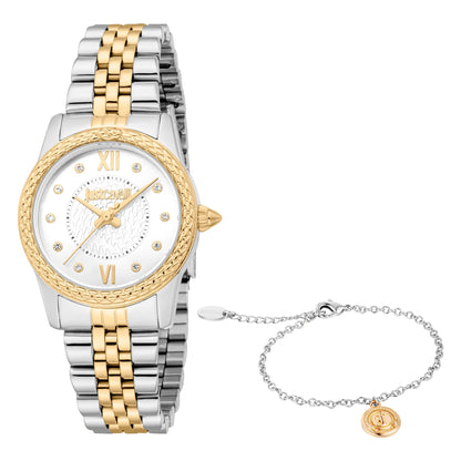 Just Cavalli Sublime Animalier Two Tones YG Silver