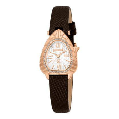 Just Cavalli Perla Leather Brown RG